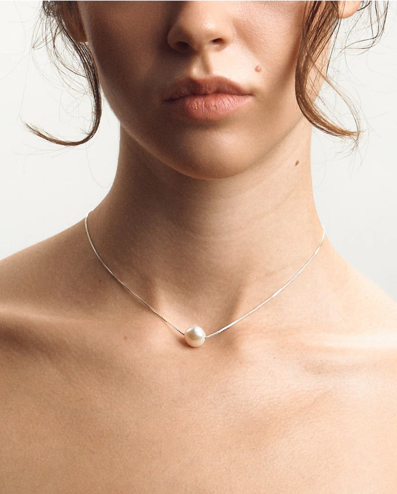 Single Pearl Necklace